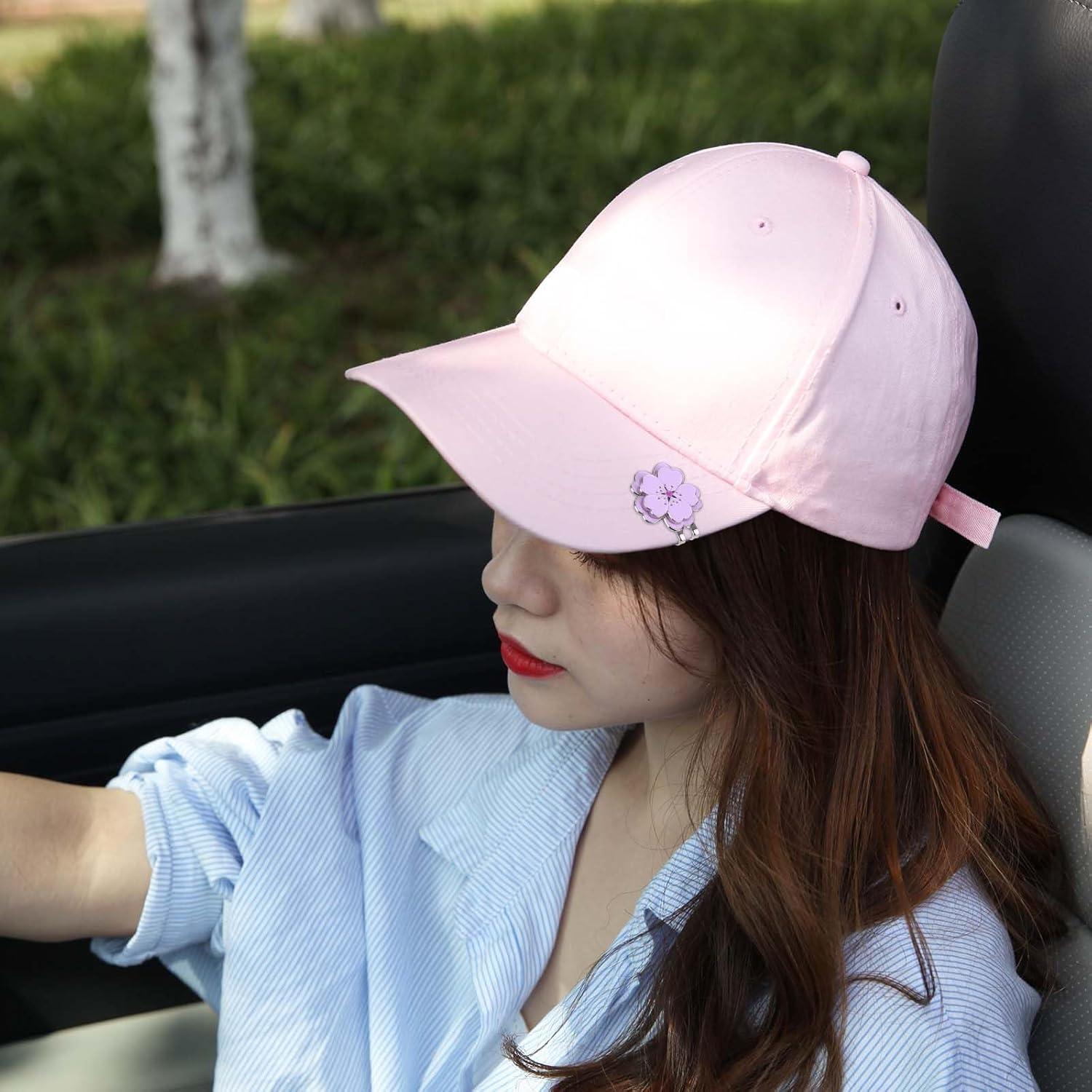 Marcador de Golf Magnético con Clip para Sombrero Lasuroa Morado