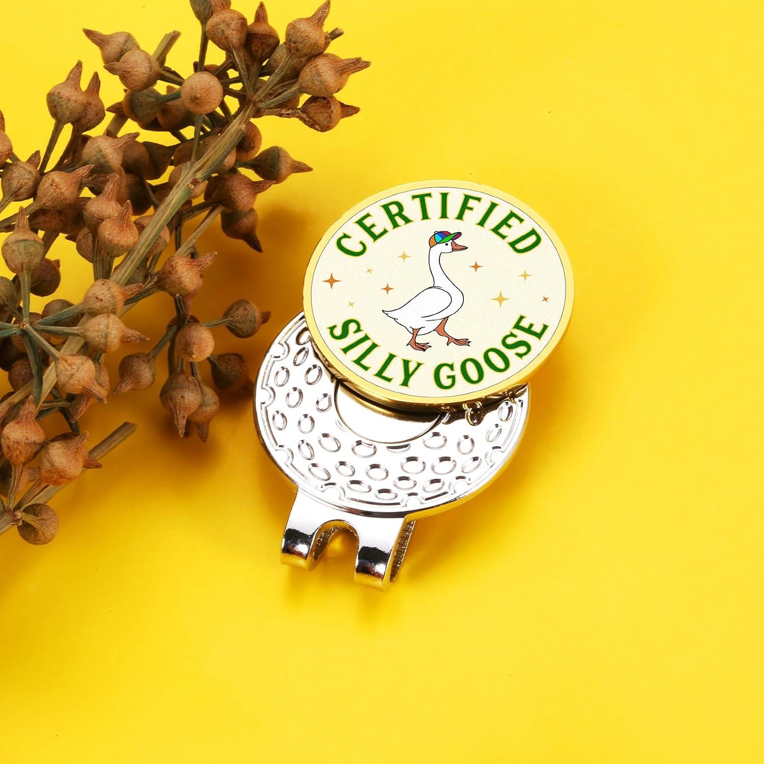 Marcador de Pelota de Golf Divertido TI-EDC Ganso Rosa