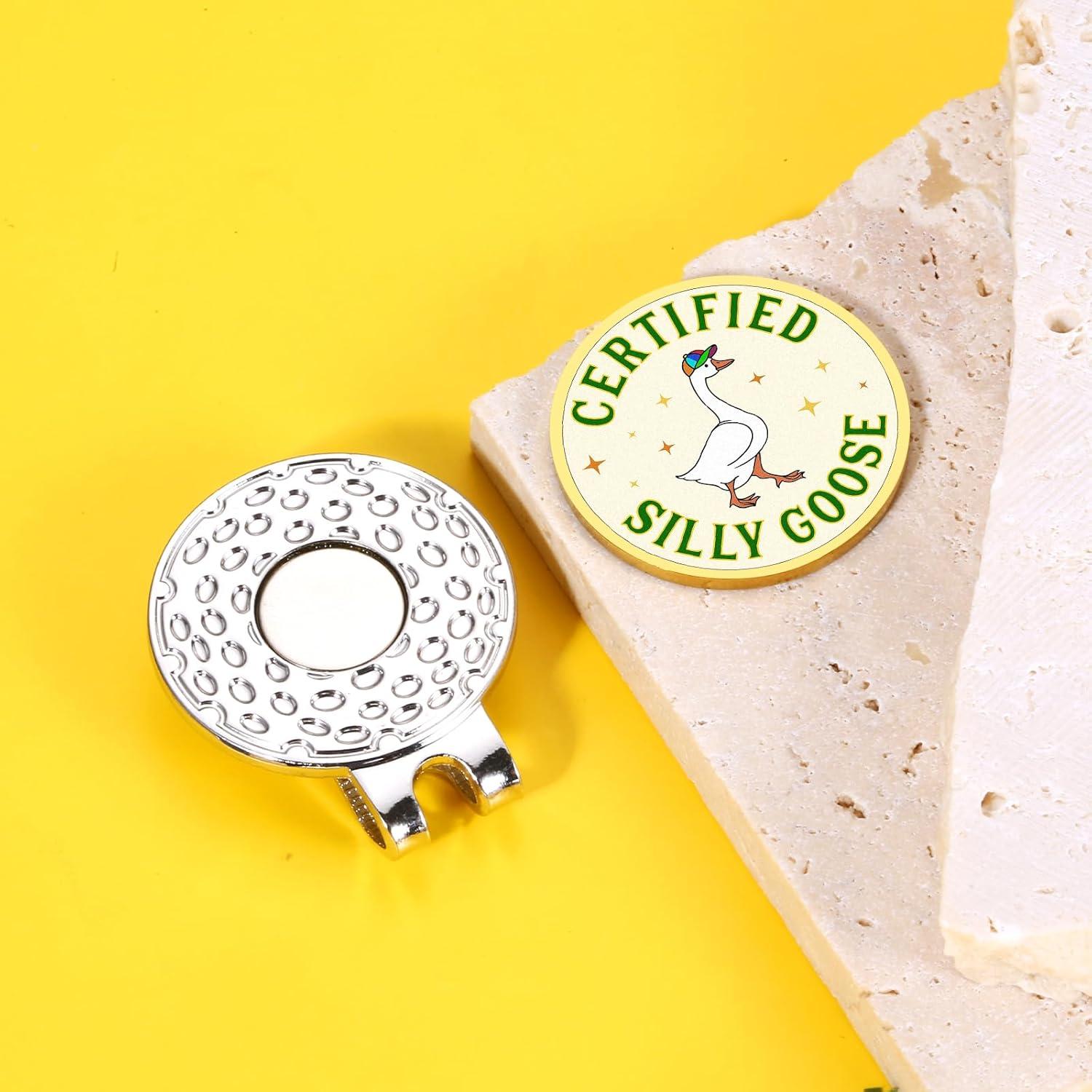 Marcador de Pelota de Golf Divertido TI-EDC Ganso Rosa