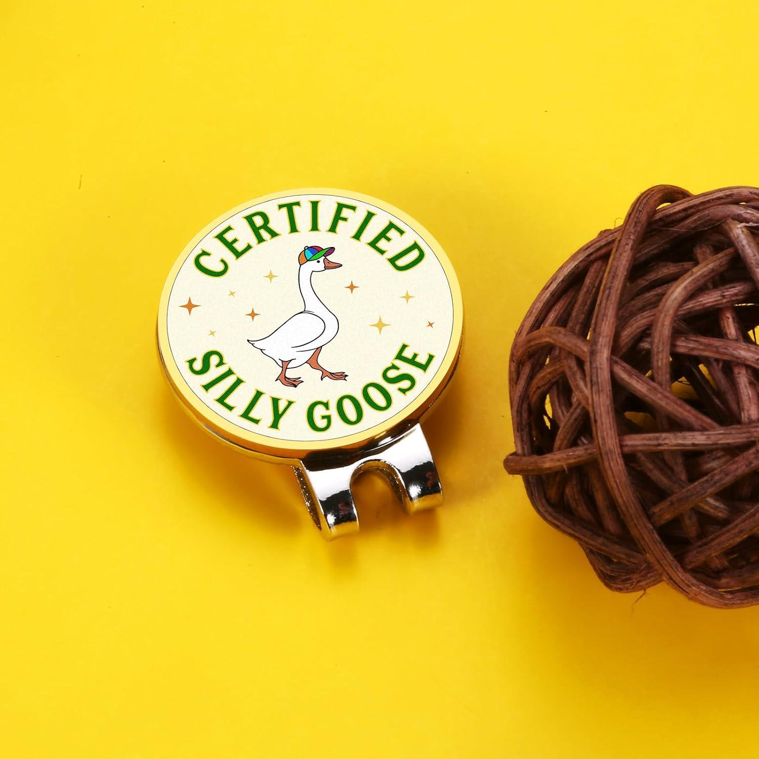 Marcador de Pelota de Golf Divertido TI-EDC Ganso Rosa