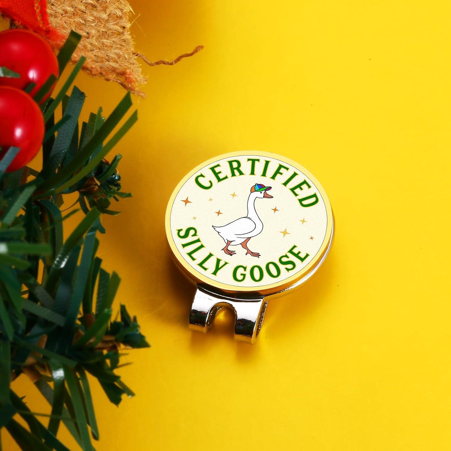 Marcador de Pelota de Golf Divertido TI-EDC Ganso Rosa