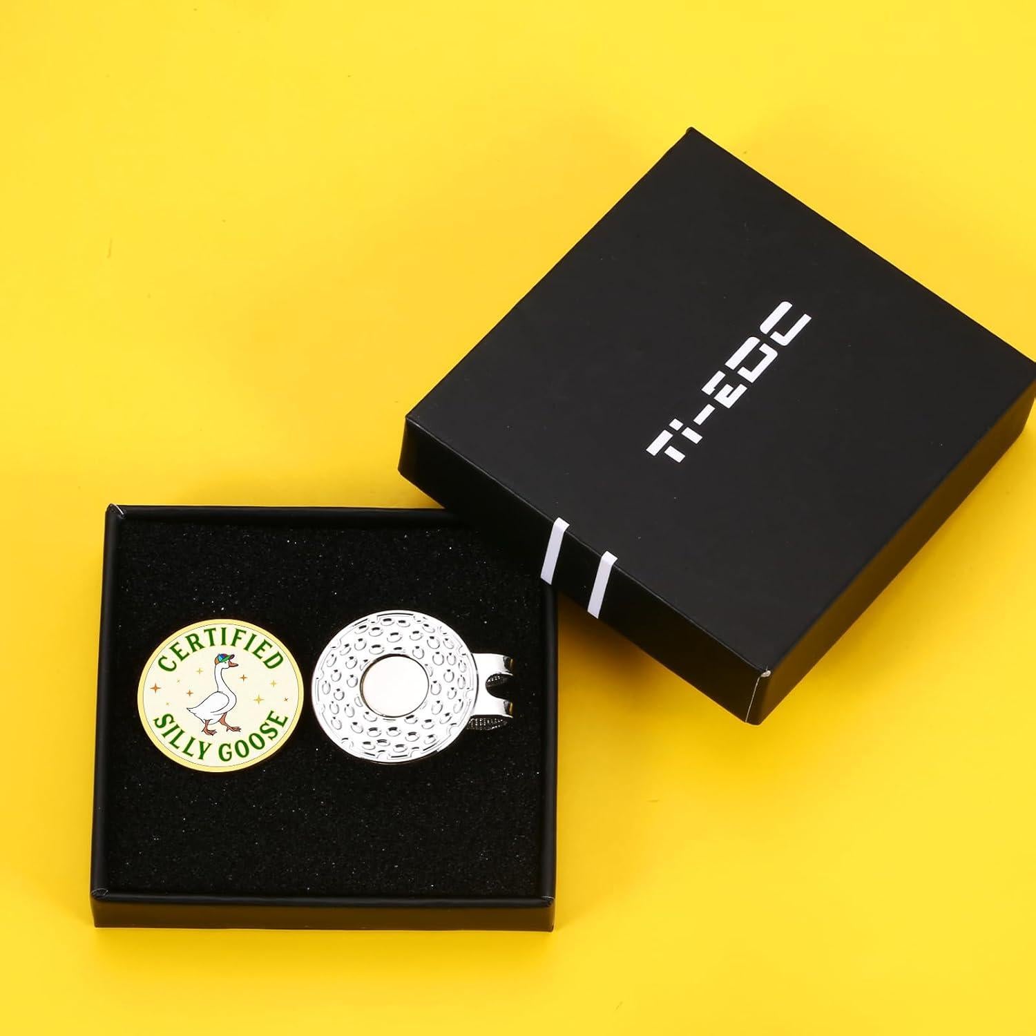 Marcador de Pelota de Golf Divertido TI-EDC Ganso Rosa