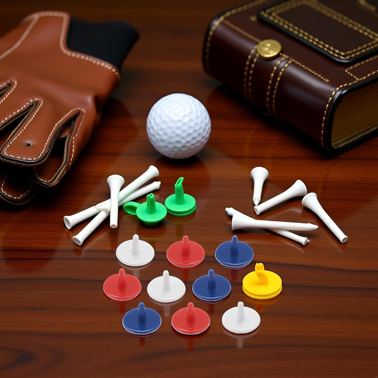 50 Marcadores de Pelota de Golf Cauaoa 1.8 cm Color Aleatorio