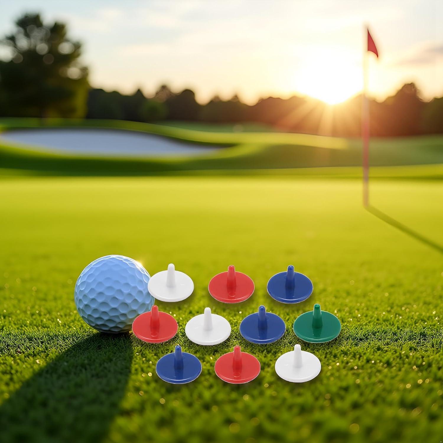 50 Marcadores de Pelota de Golf Cauaoa 1.8 cm Color Aleatorio