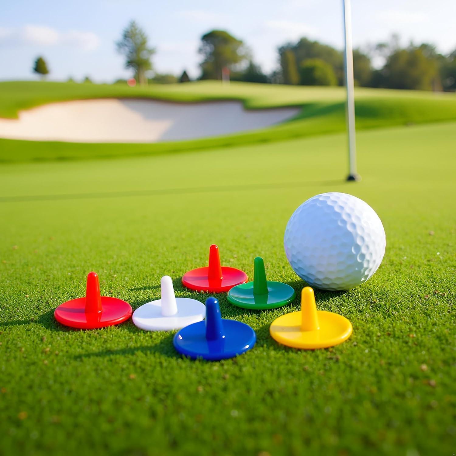 50 Marcadores de Pelota de Golf Cauaoa 1.8 cm Color Aleatorio