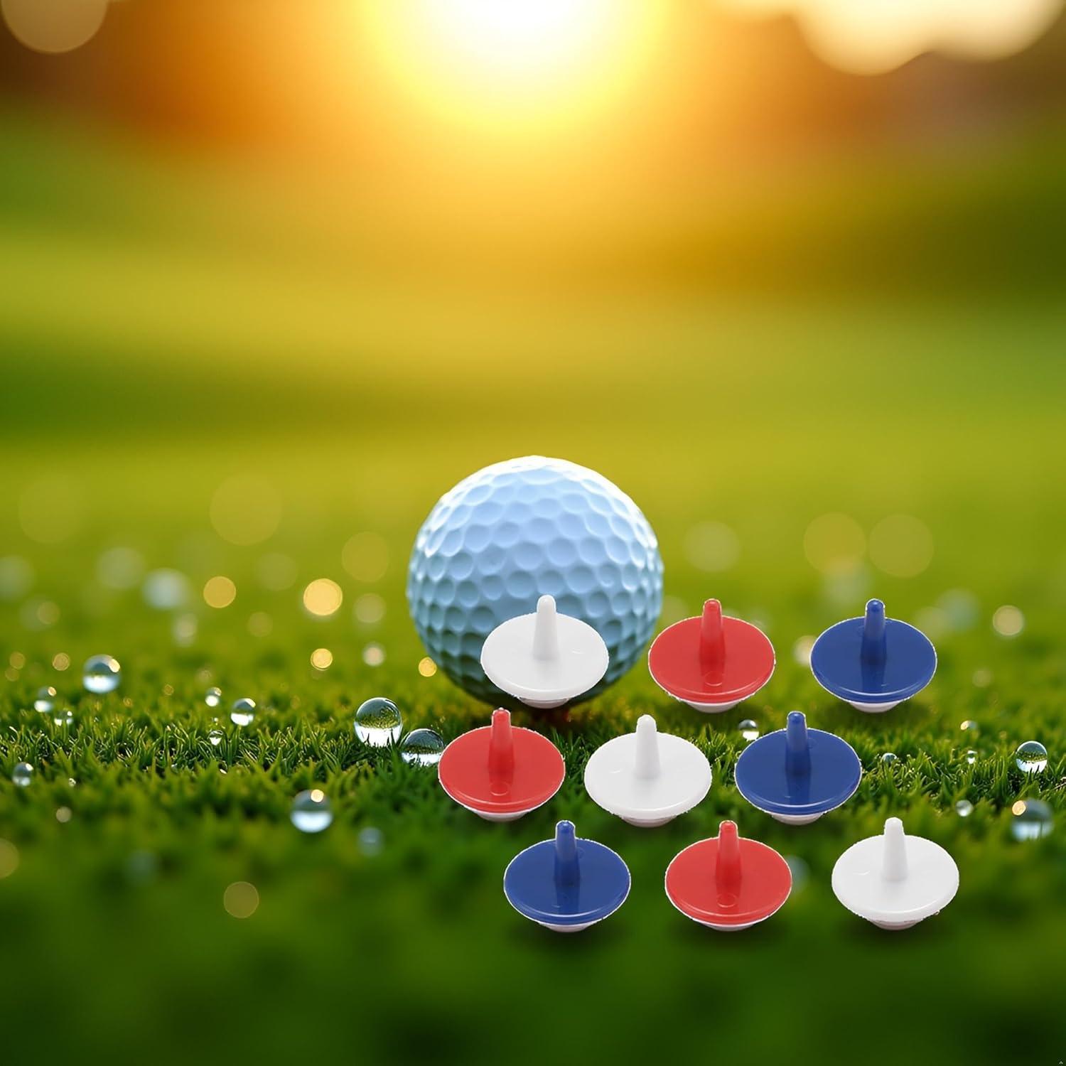 50 Marcadores de Pelota de Golf Cauaoa 1.8 cm Color Aleatorio