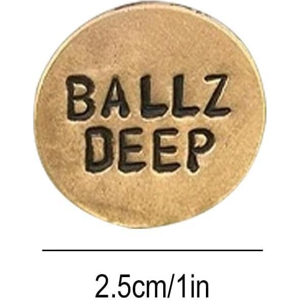 Marcador de Pelota de Golf WLngtv con Clip y Mensaje Humorístico