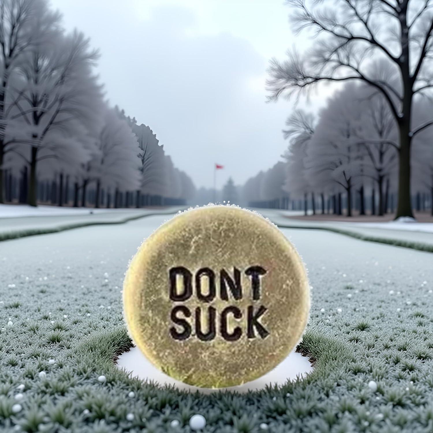 Marcador de Pelota de Golf WLngtv con Clip y Mensaje Humorístico