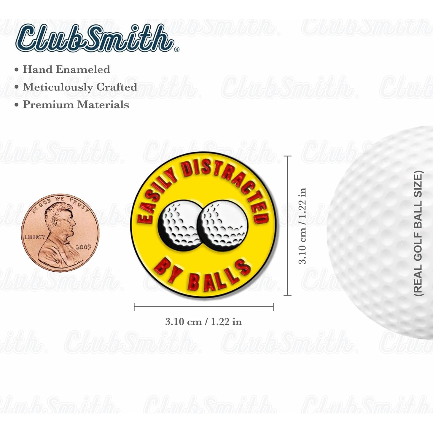 Marcador de Pelota de Golf ClubSmith con Clip Magnético 3.18 cm