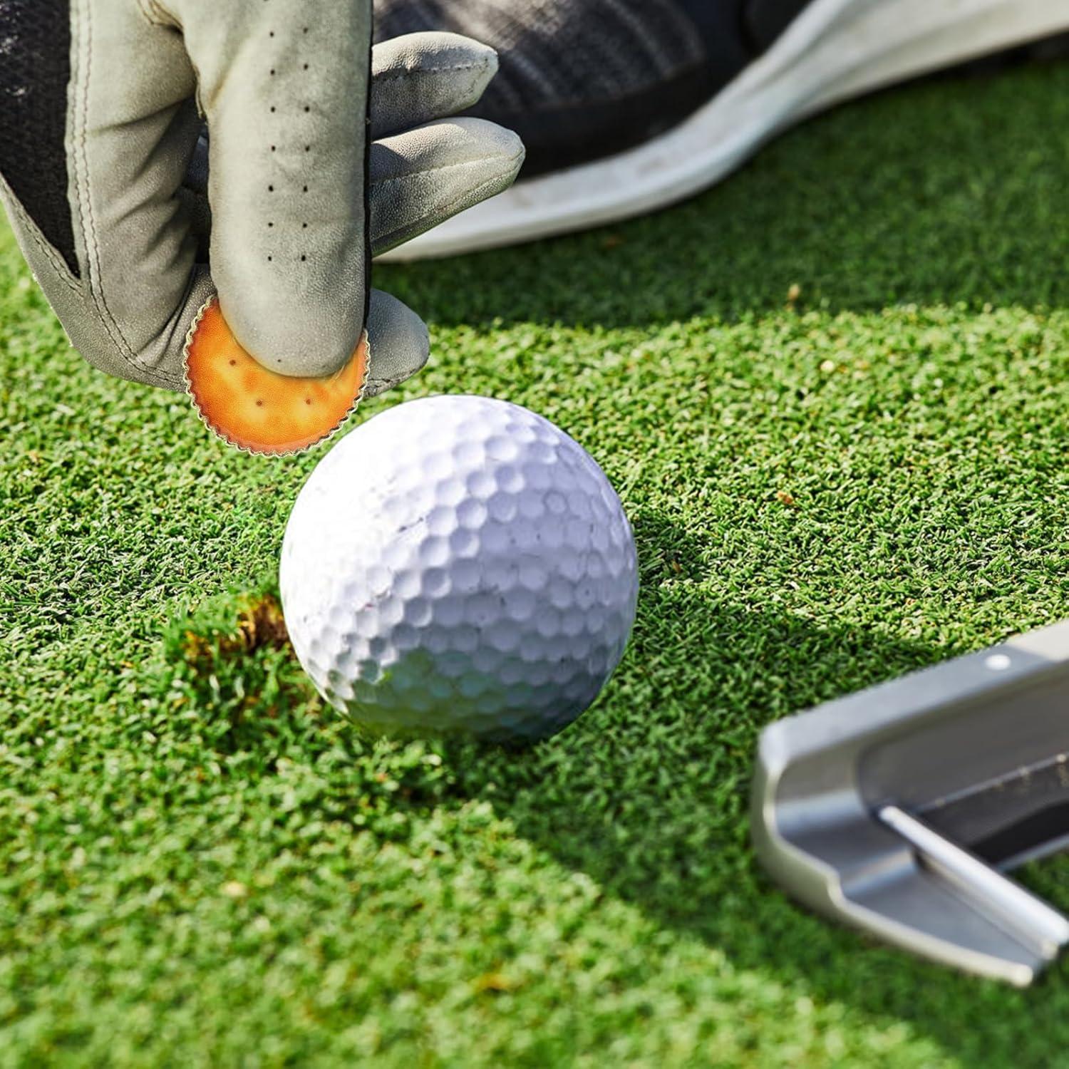 6 Marcadores de Pelotas de Golf Goktvai Forma de Galleta