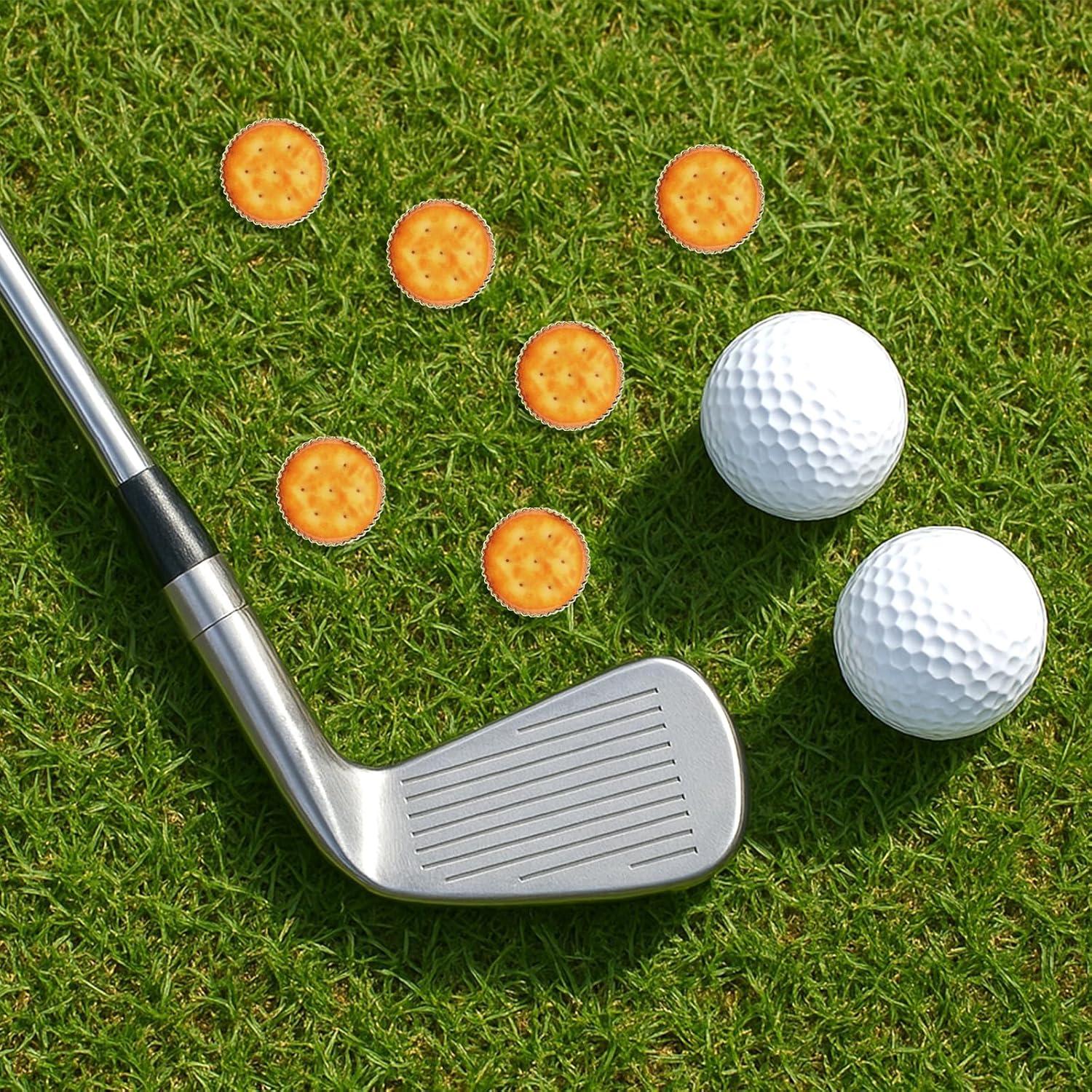 6 Marcadores de Pelotas de Golf Goktvai Forma de Galleta
