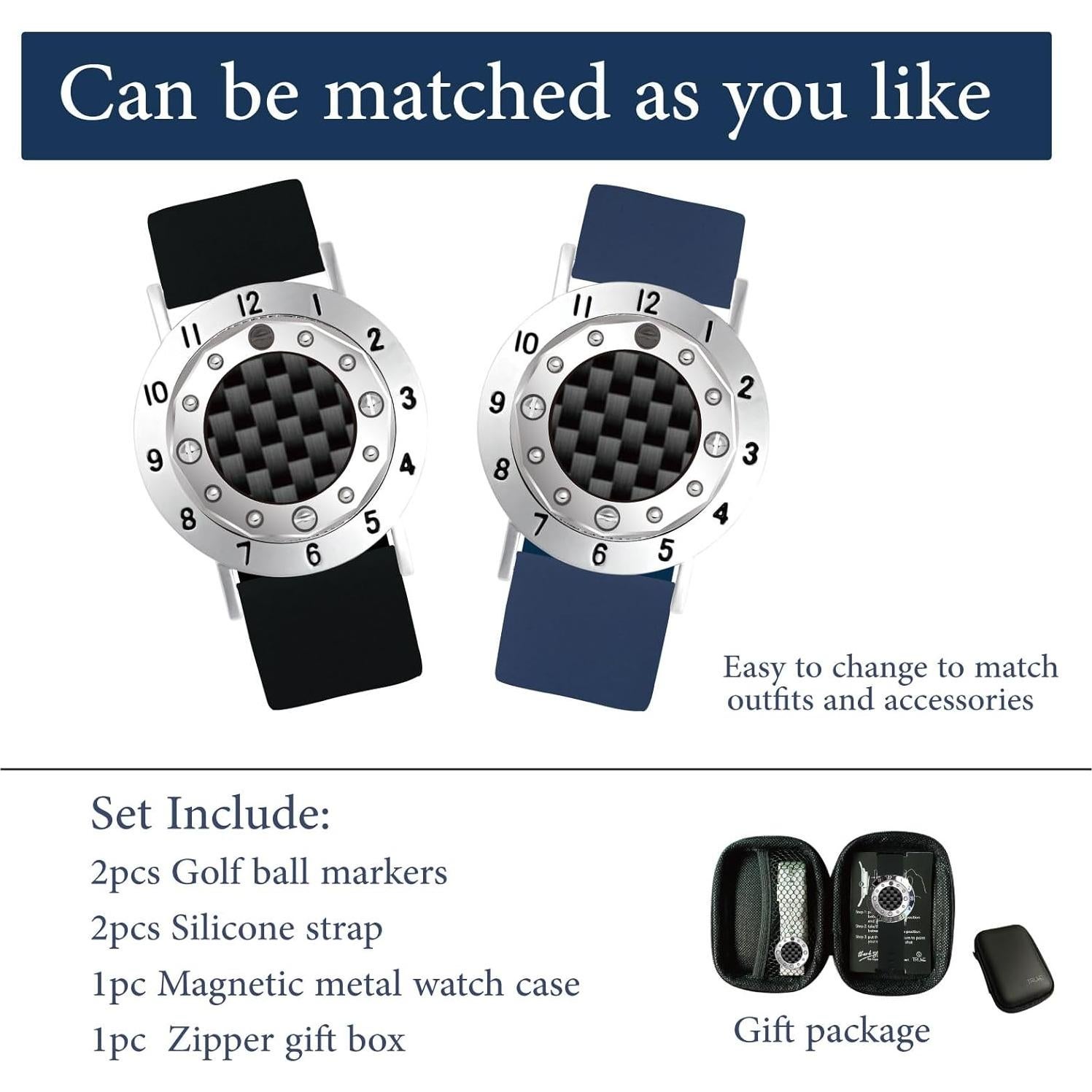 Marcador de Pelota de Golf E TRUEE con Pulsera y Contador