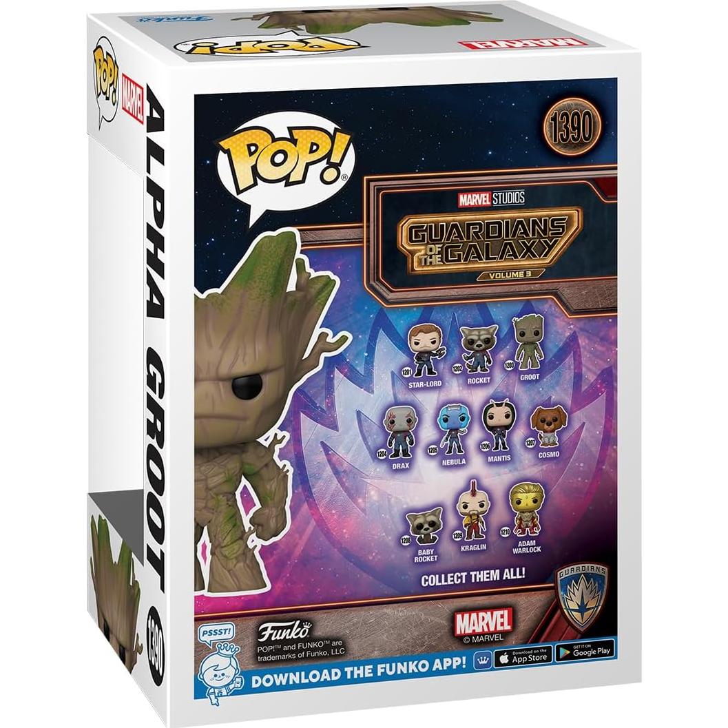 Figura Funko POP! Alpha Groot Marvel 12.45 cm Coleccionable