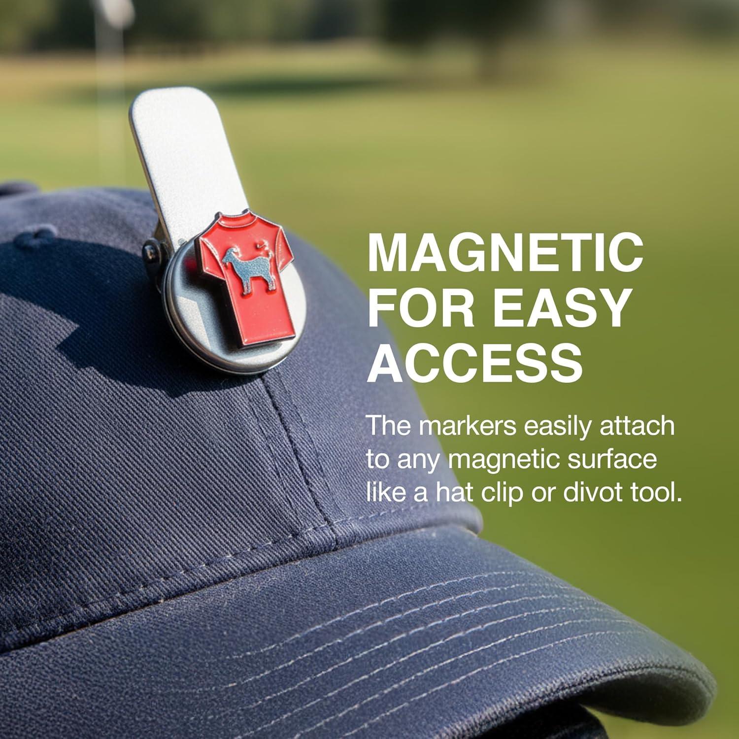 Marcadores de Pelotas de Golf Ghost - Paquete de 5 Unidades