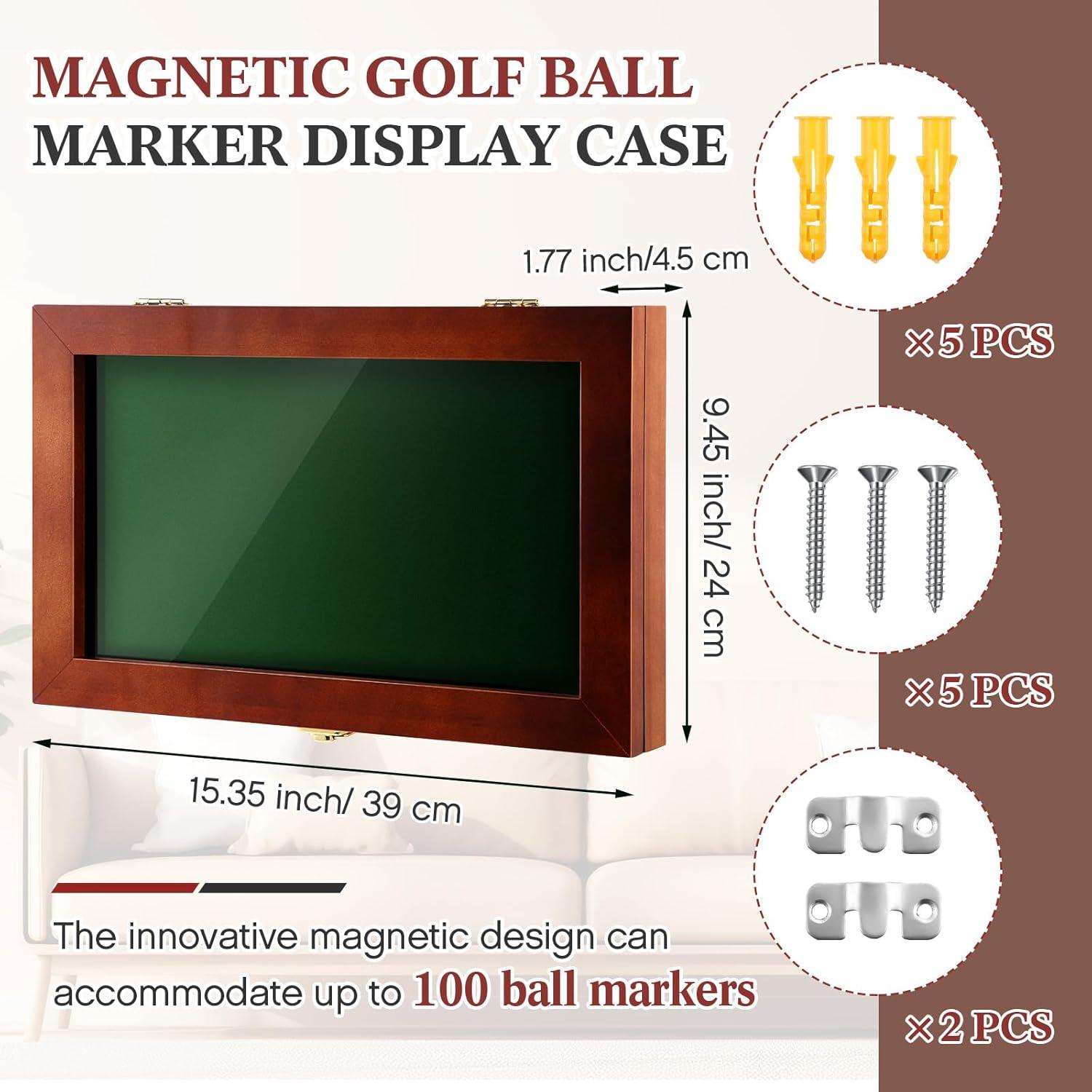 Estuche de Exhibición para Marcadores de Pelotas de Golf Silipull 40x24 cm