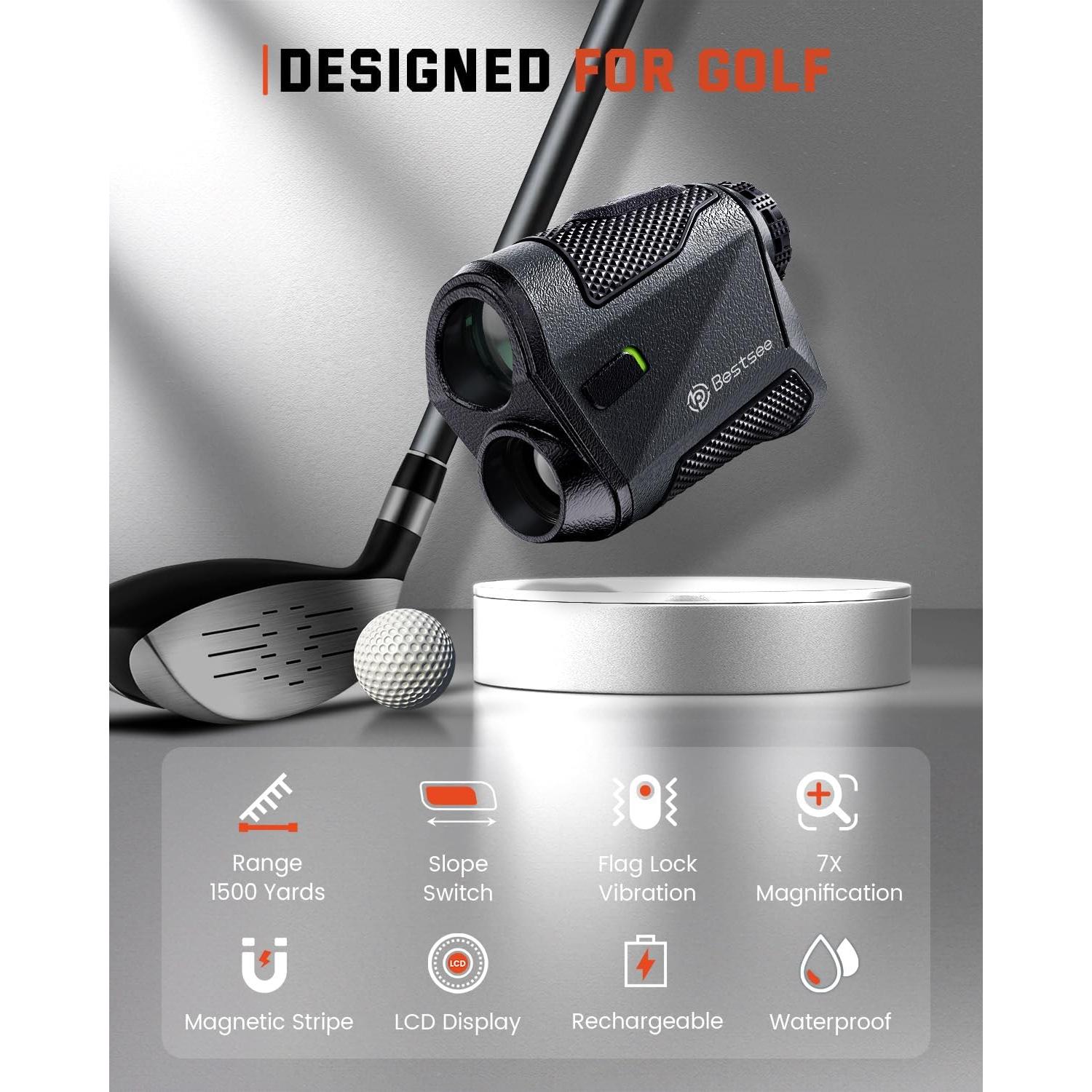 Buscador de Distancia de Golf Bestsee KF1000 - 1371m, USB-C