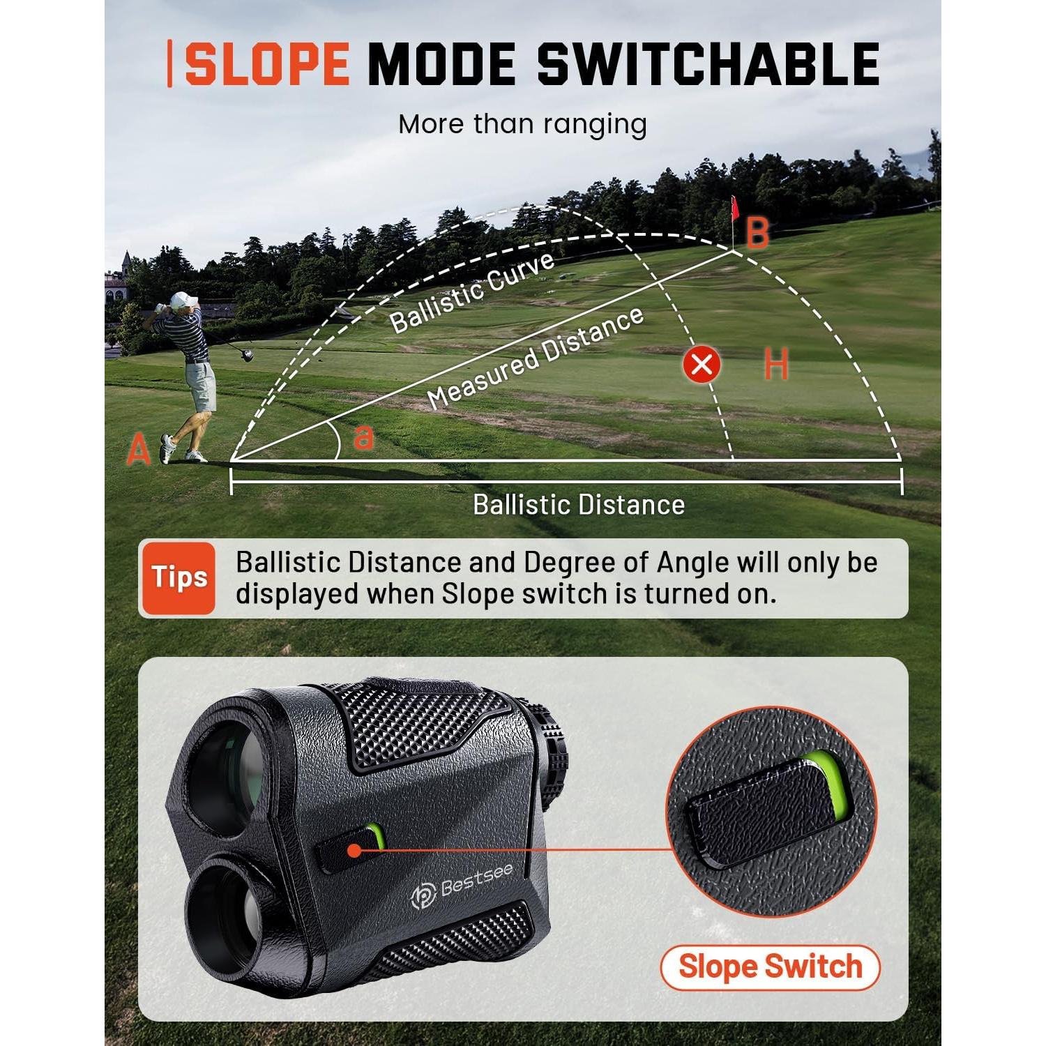 Buscador de Distancia de Golf Bestsee KF1000 - 1371m, USB-C