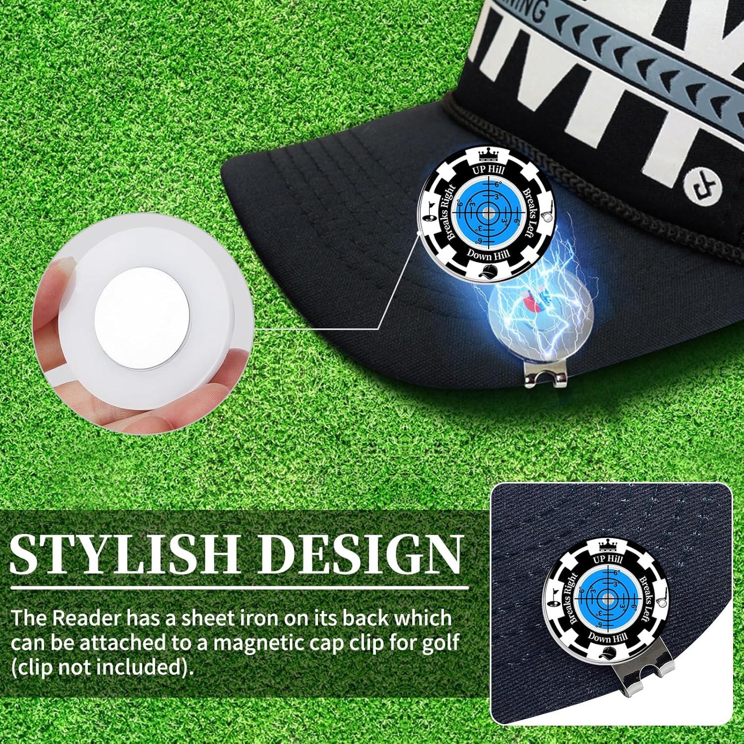 Lector de Green de Golf DESELL - Paquete de 2 Herramientas de Precisión