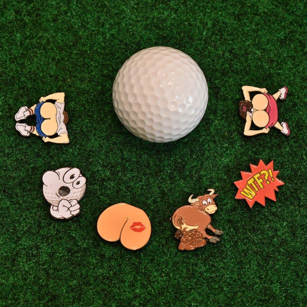 Conjunto de Marcadores de Pelotas de Golf Andoji - Gestos Obscenos