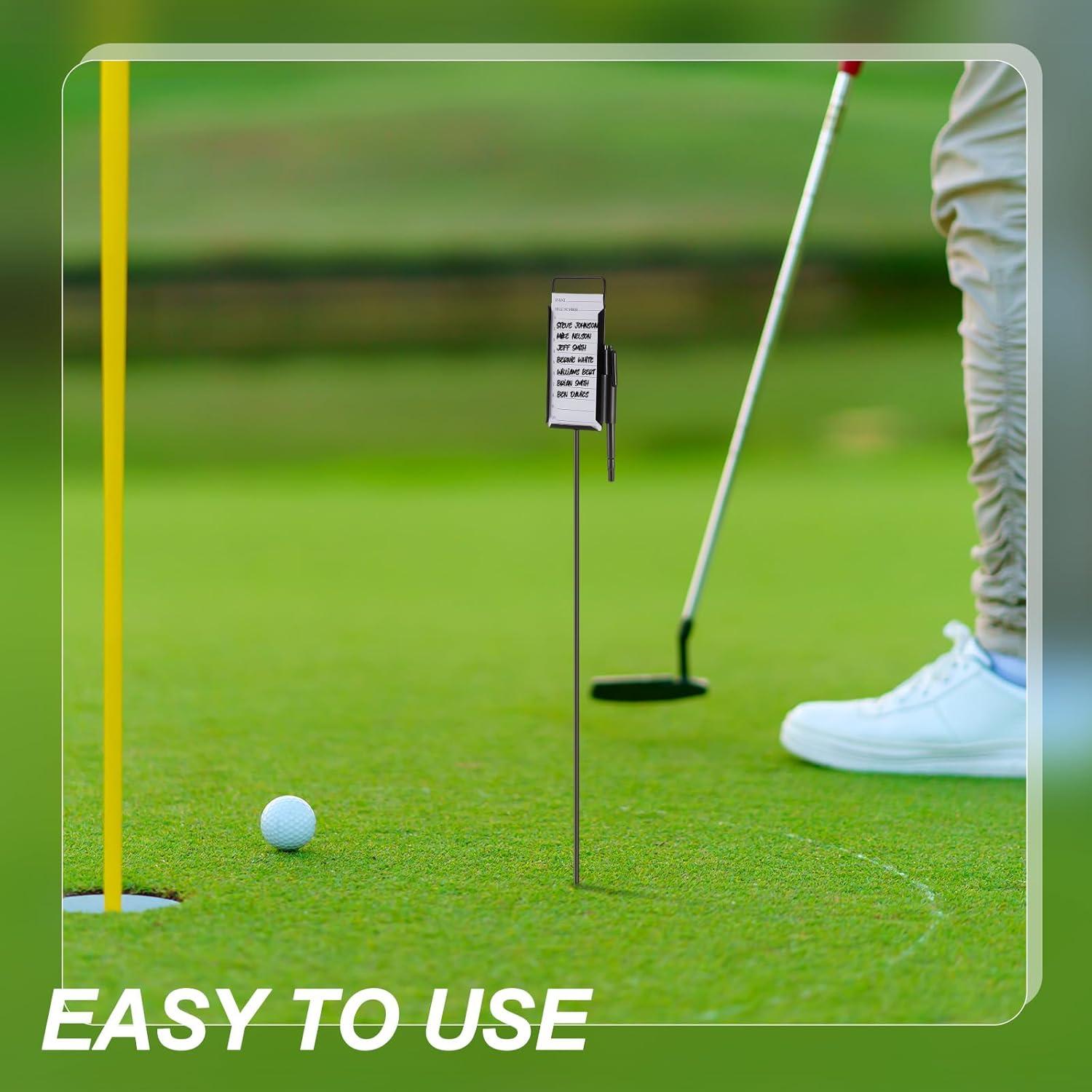 Marcador de Proximidad Metálico Shappy Golf con 6 Marcadores y 50 Tarjetas