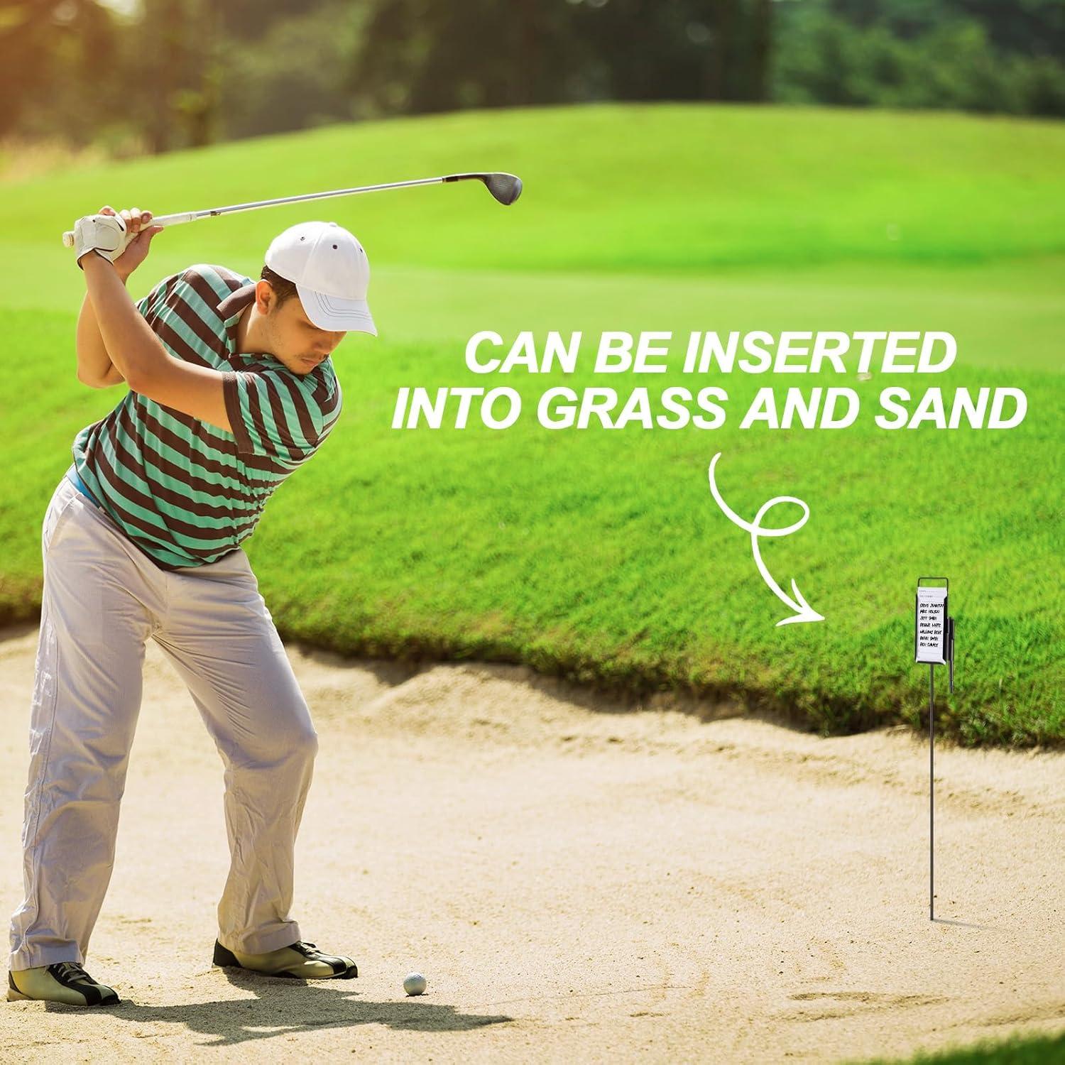 Marcador de Proximidad Metálico Shappy Golf con 6 Marcadores y 50 Tarjetas