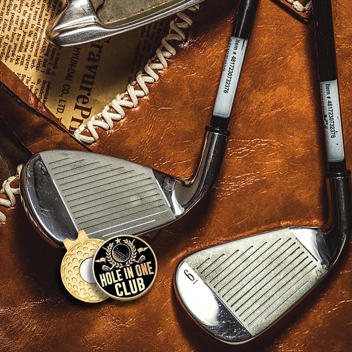 Clip para Sombrero de Golf Rofiowa con Marcador de Acero Inoxidable