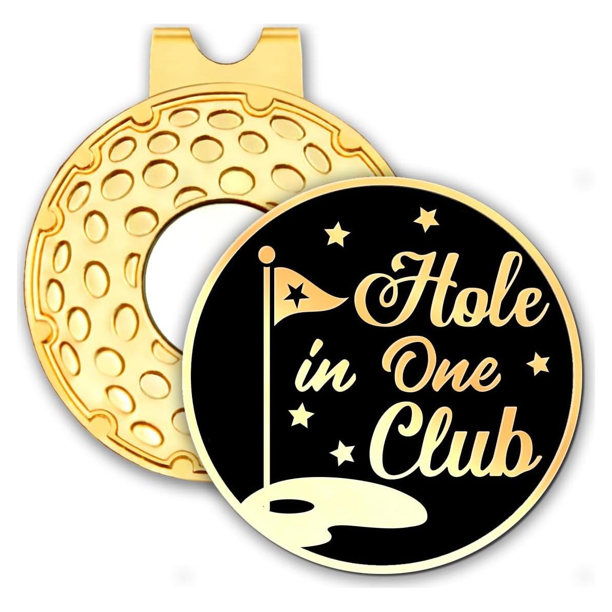 Clip para Sombrero de Golf Rofiowa OBJ051 Negro con Marcador