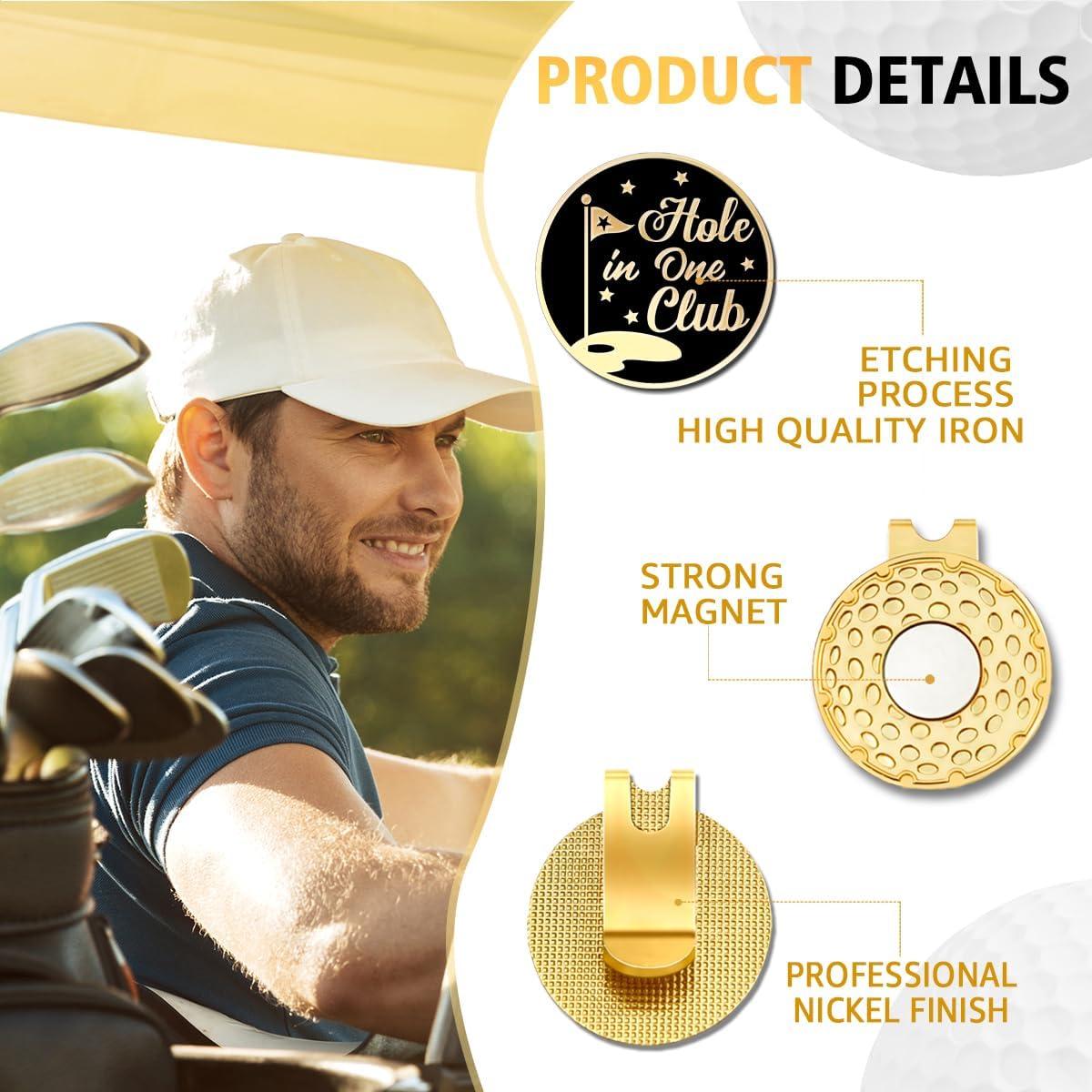 Clip para Sombrero de Golf Rofiowa OBJ051 Negro con Marcador