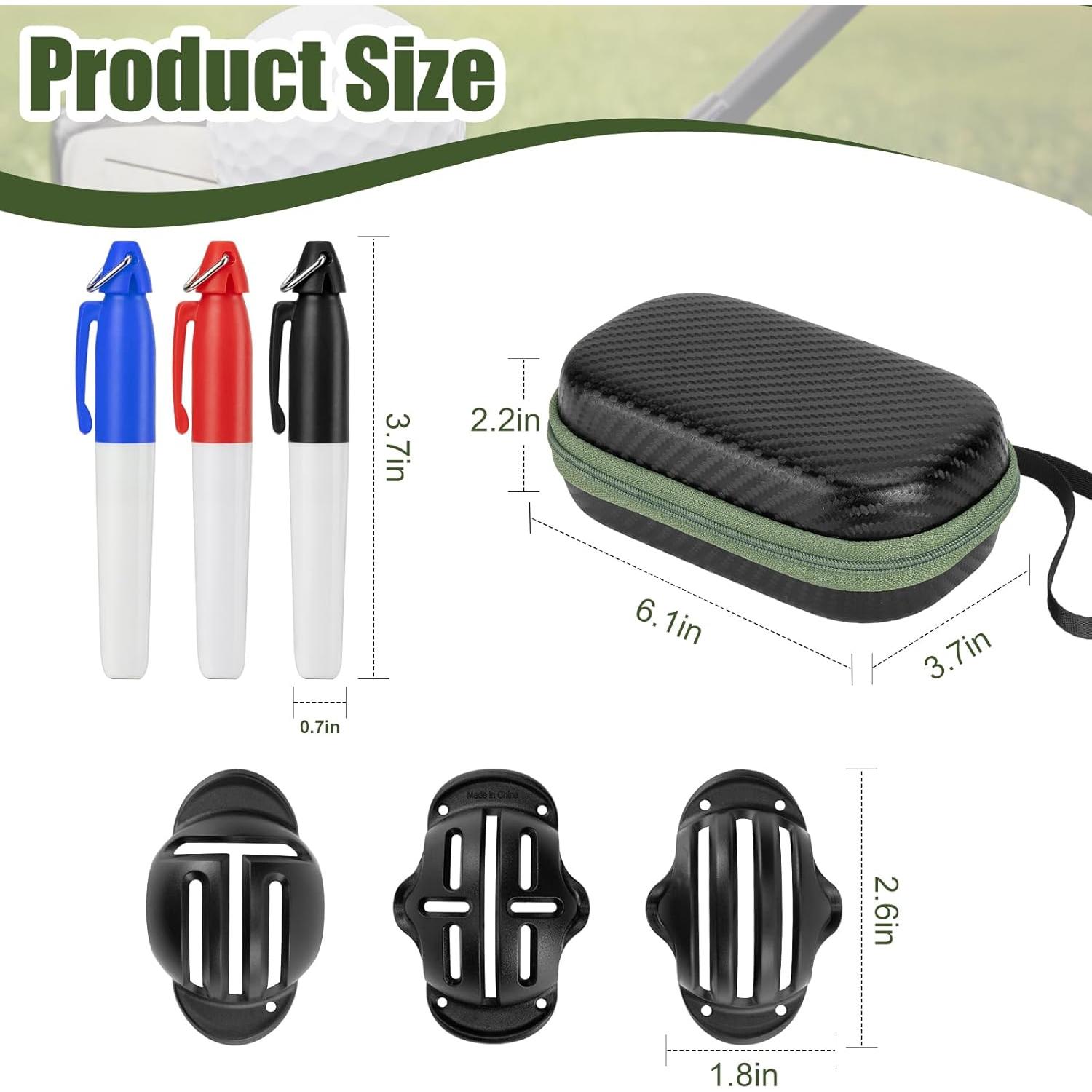 Conjunto de Marcadores de Bola de Golf chfine con Plantillas