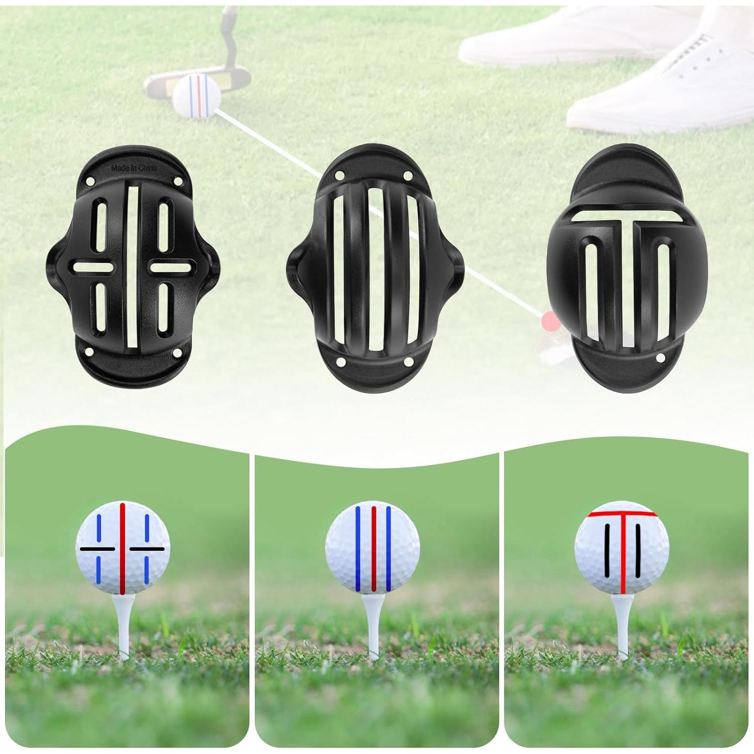 Conjunto de Marcadores de Bola de Golf chfine con Plantillas