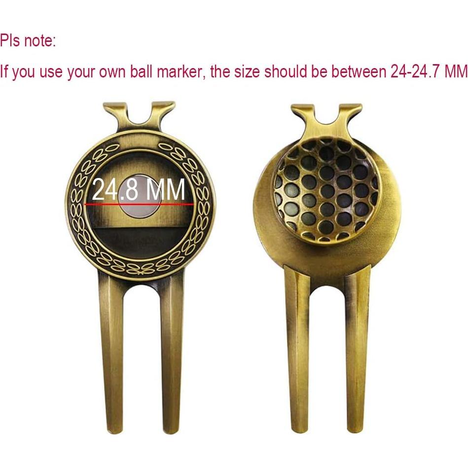 Herramienta de Reparación de Divots GOLTERS con Marcador de Golf