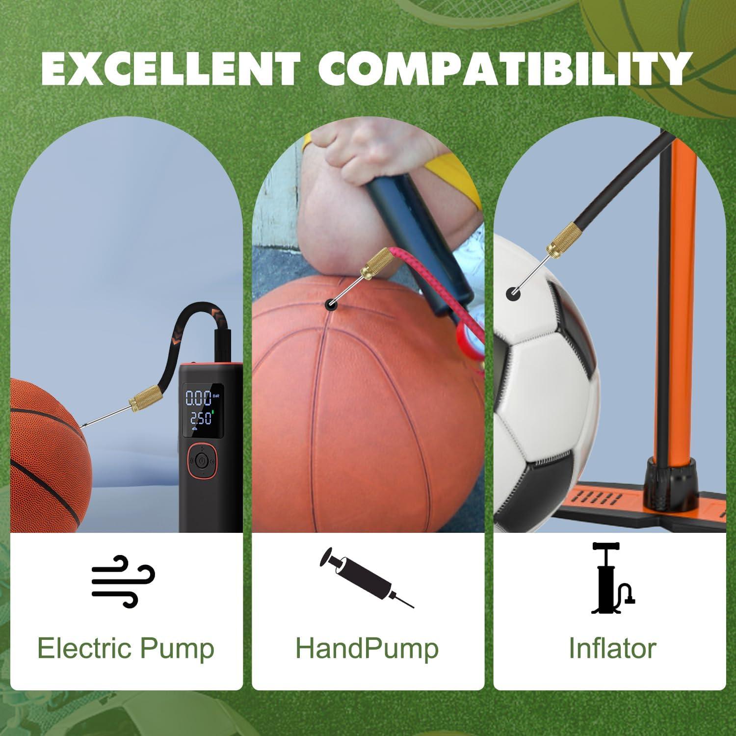 20 Agujas de Bomba de Balón Quadafy con Estuche - Alta Resistencia