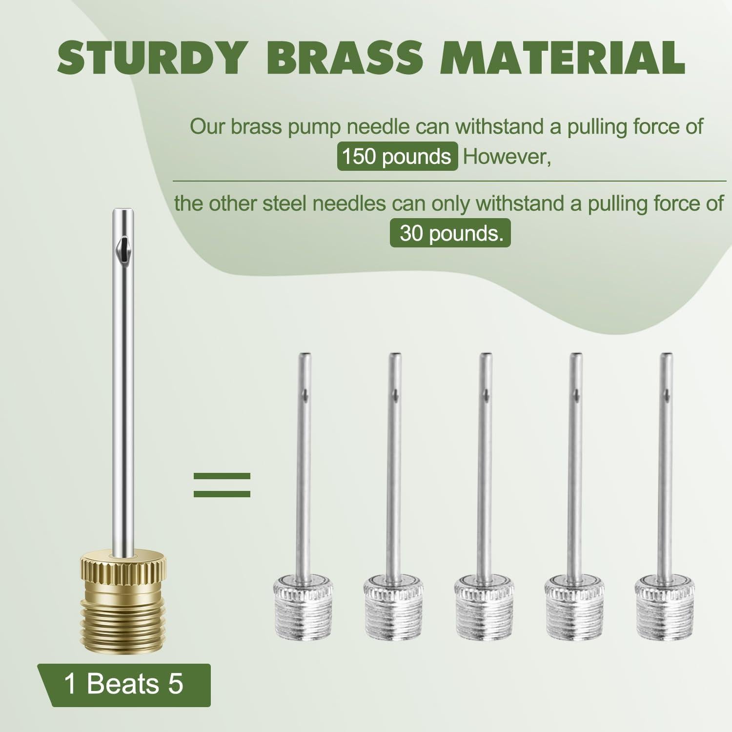 20 Agujas de Bomba de Balón Quadafy con Estuche - Alta Resistencia