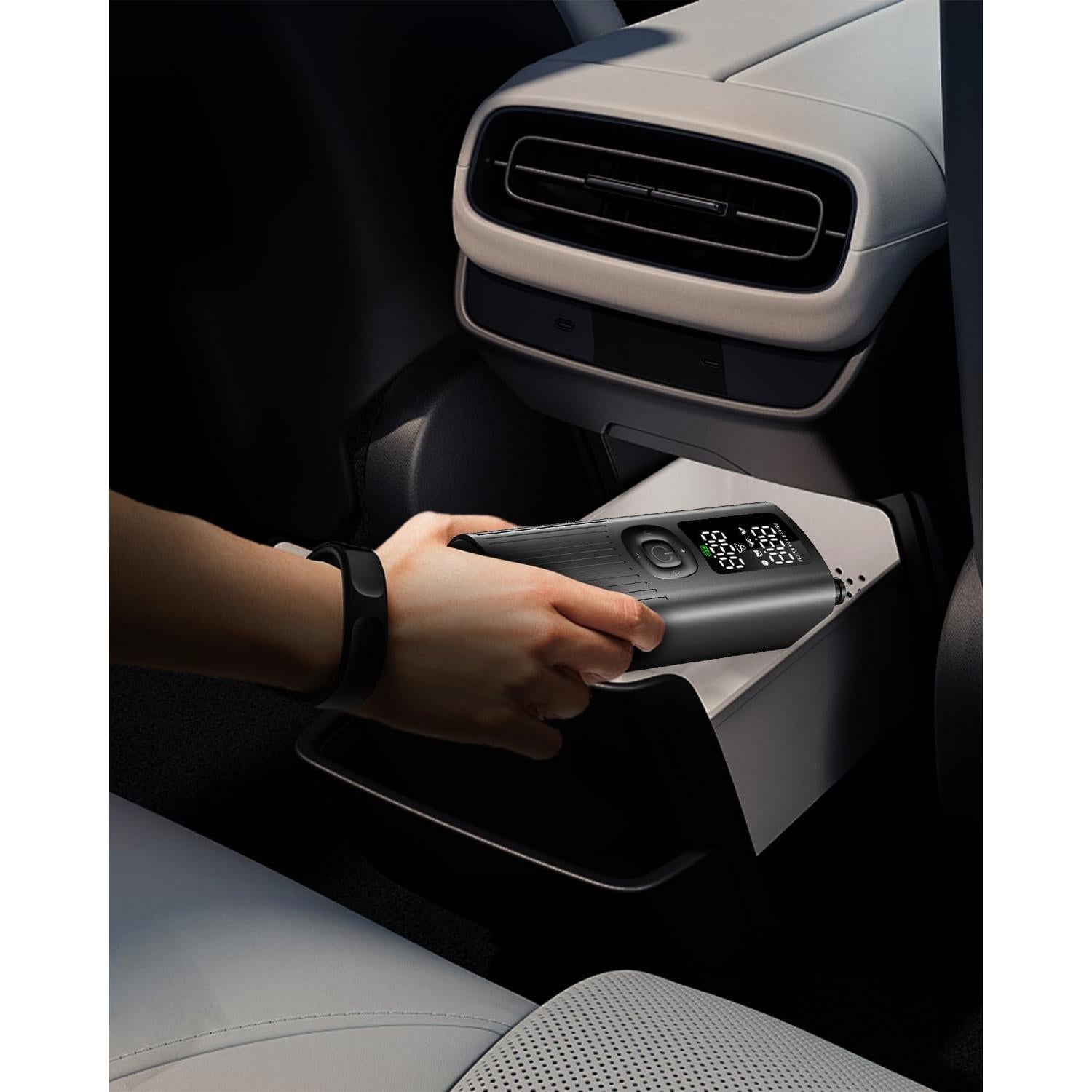 Compresor de Aire Portátil OMS RANK YF-158 150 PSI Batería Recargable