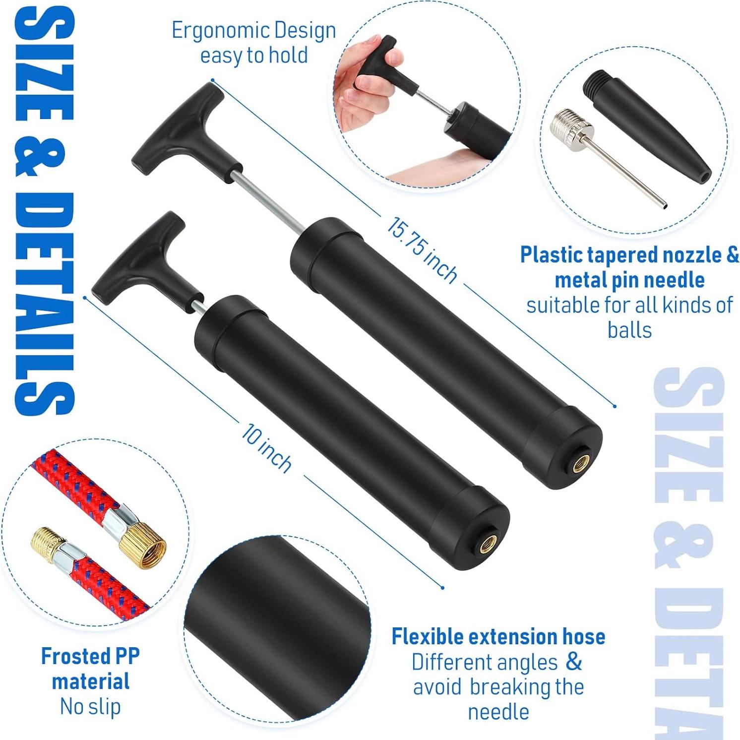 Bomba de Pelotas Zhehao Kit Completo Manual 12 Piezas