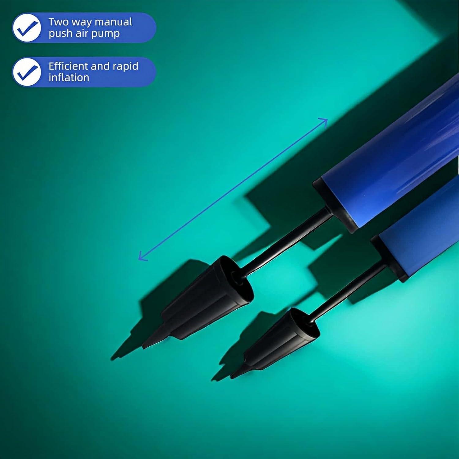 Juego de bomba de balón RyanDesign 13 piezas azul manual