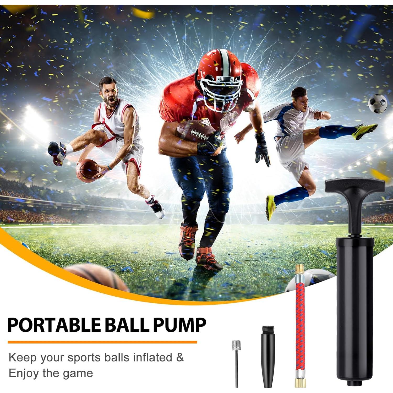 Bomba de Pelota Manual Jerify 20 Kits Inflador Deportivo