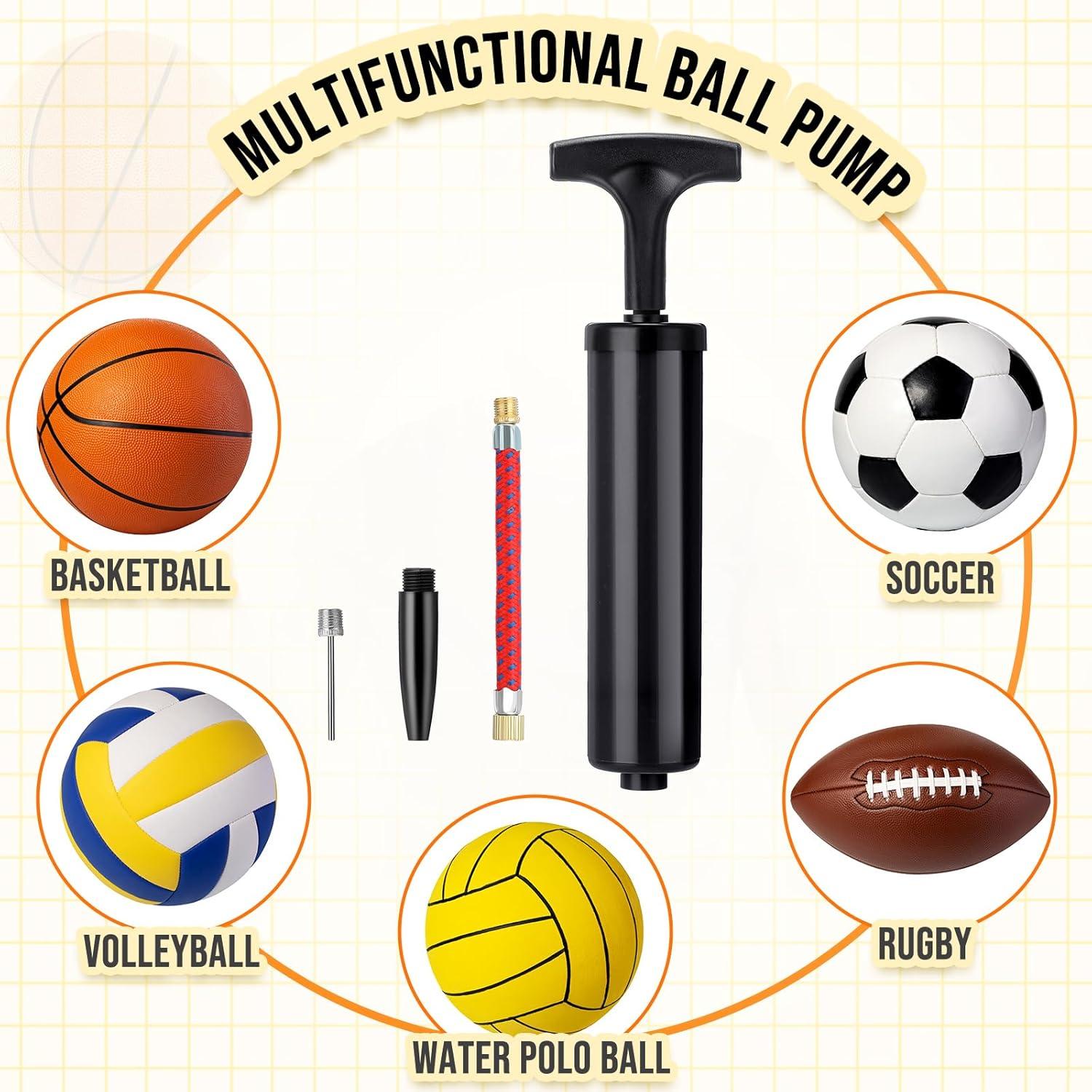 Bomba de Pelota Manual Jerify 20 Kits Inflador Deportivo