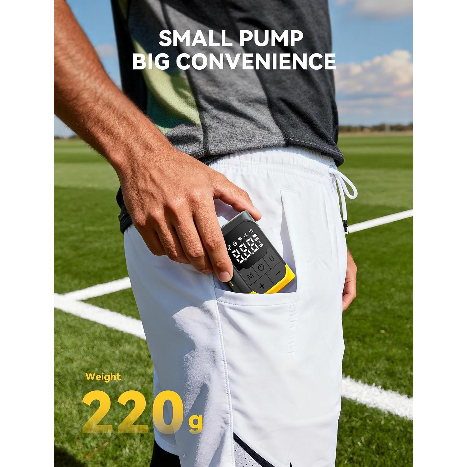 Bomba Eléctrica para Pelotas AUTOWN MJ.BAL101YW 17 PSI