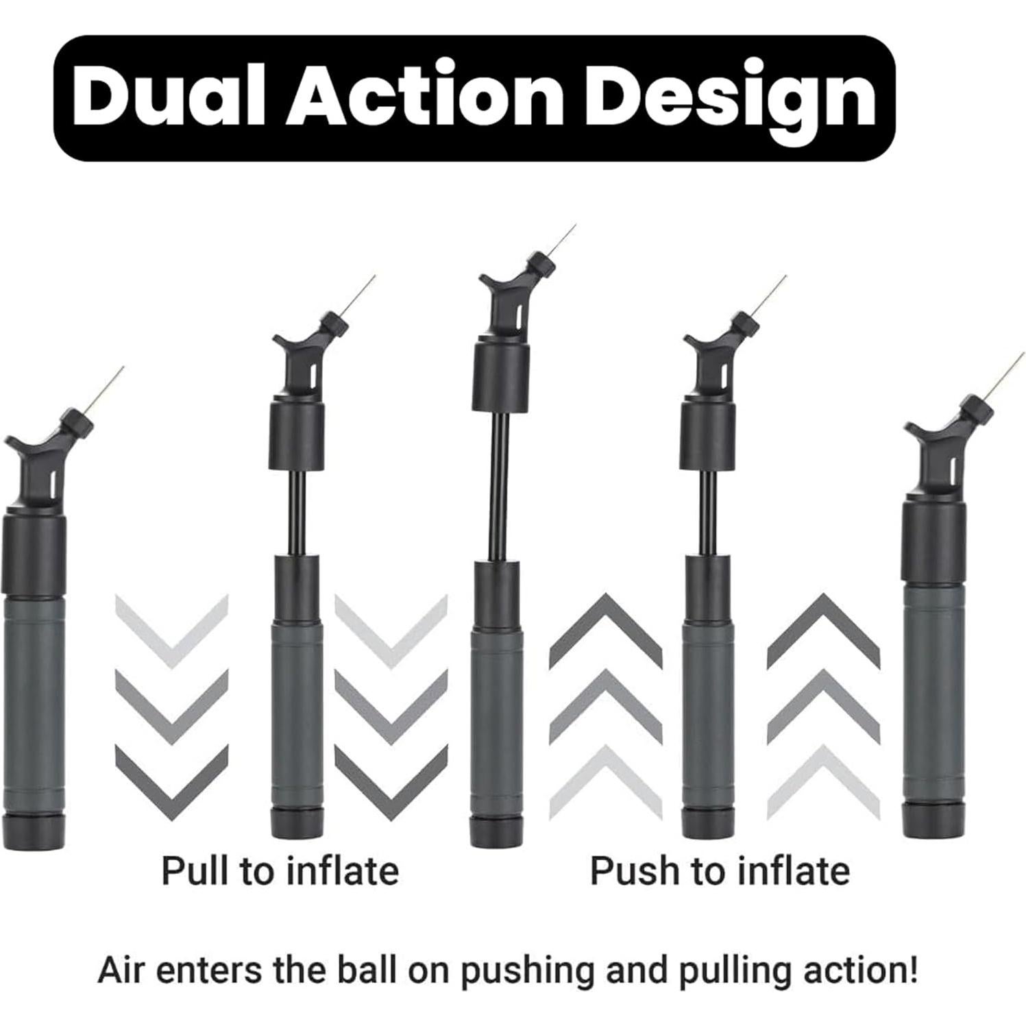 Kit de Bomba de Balón Genérico - Inflador Portátil 21x7.4cm
