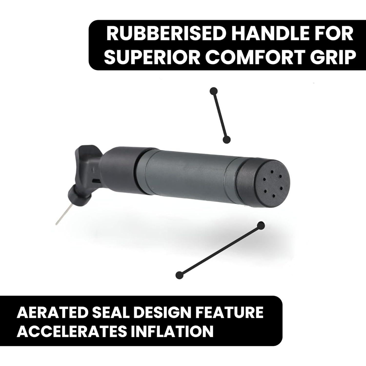 Kit de Bomba de Balón Genérico - Inflador Portátil 21x7.4cm