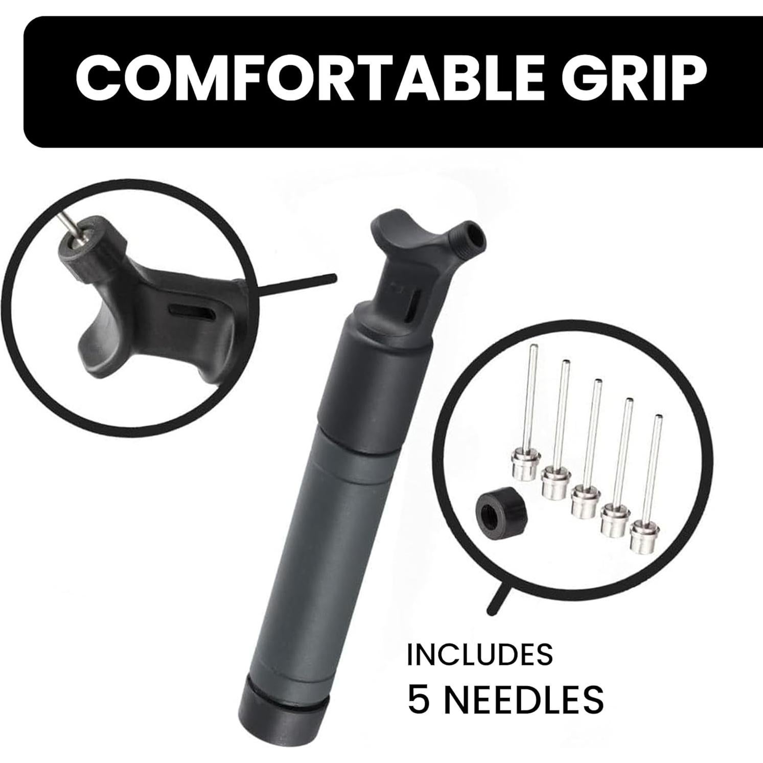 Kit de Bomba de Balón Genérico - Inflador Portátil 21x7.4cm