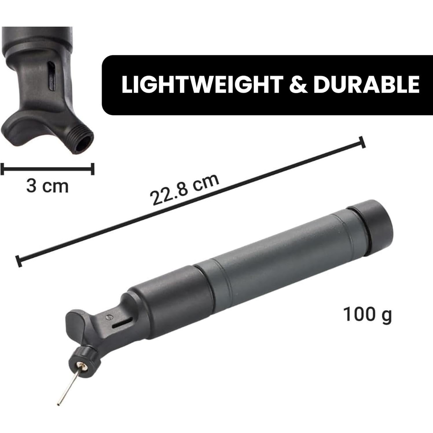 Kit de Bomba de Balón Genérico - Inflador Portátil 21x7.4cm