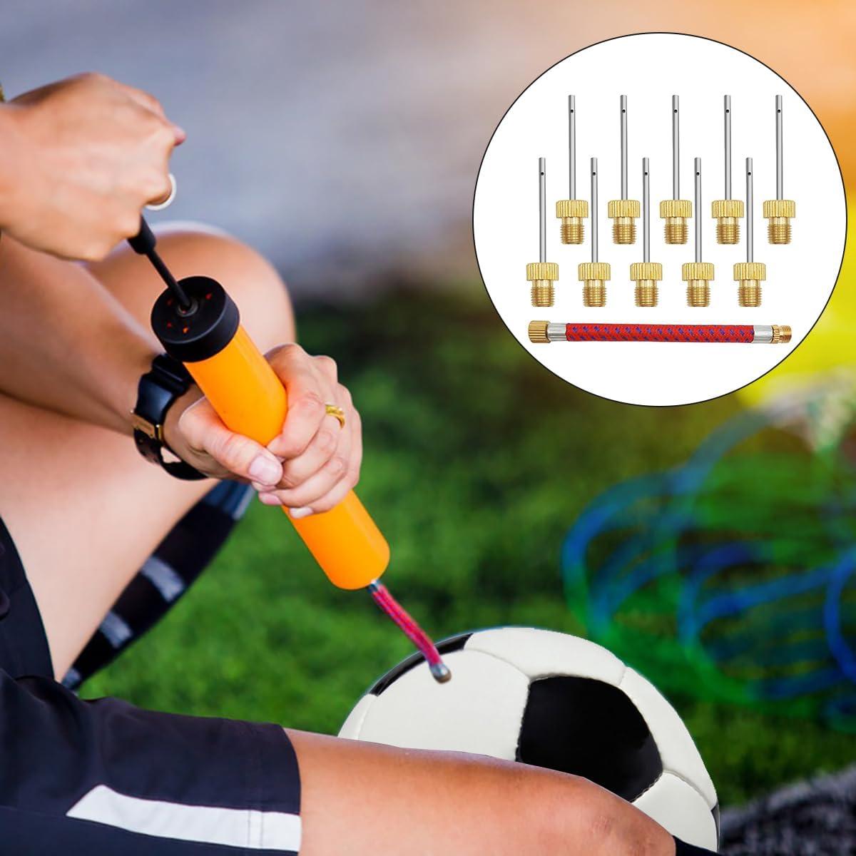 Paquete de 10 Agujas de Bomba de Balón XYQMLY + Manguera Adaptadora