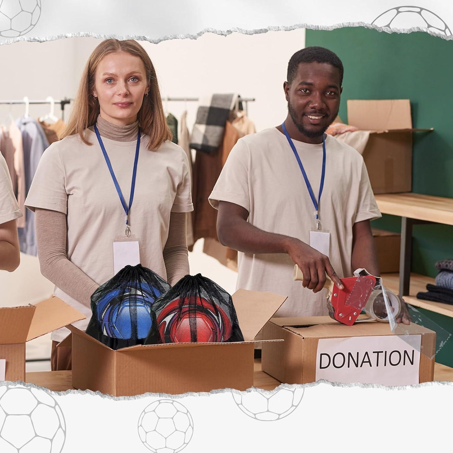 Paquete de 2 Balones de Fútbol Yasuwekik con Bomba y Bolsa