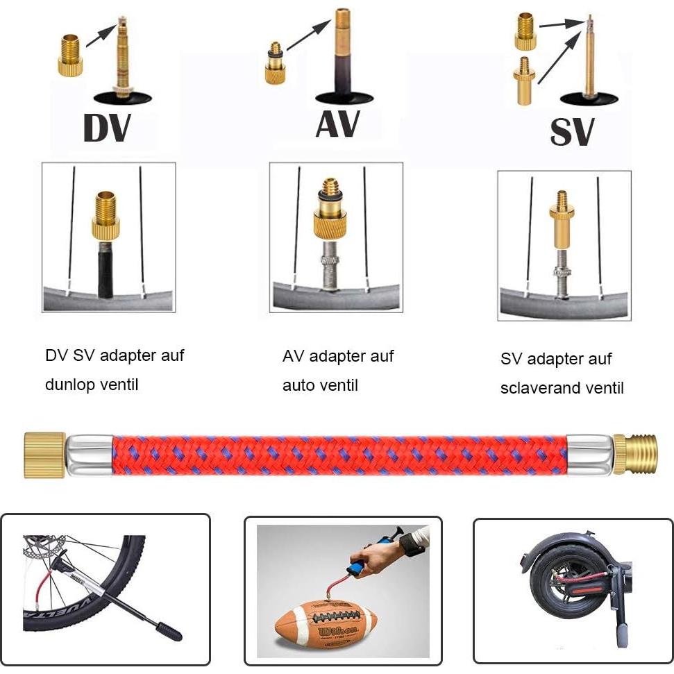 21 Adaptadores de Válvula de Bronce Mamakoi para Bicicleta