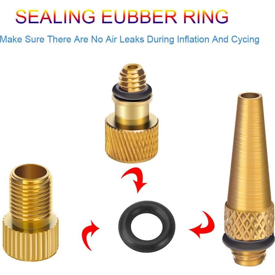 21 Adaptadores de Válvula de Bronce Mamakoi para Bicicleta