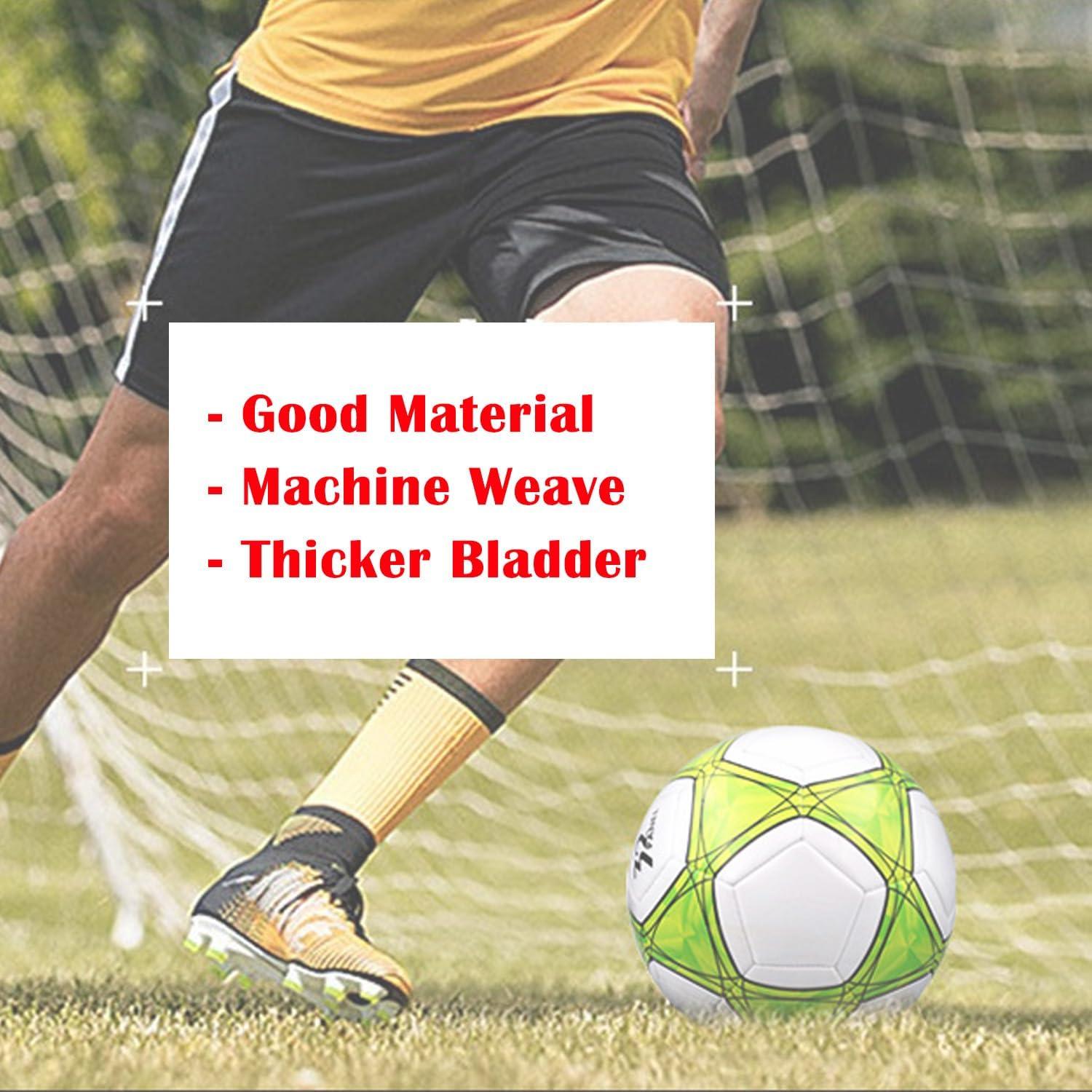 Balón de Fútbol Tamaño 3 AYANICA PU Suave para Entrenamiento