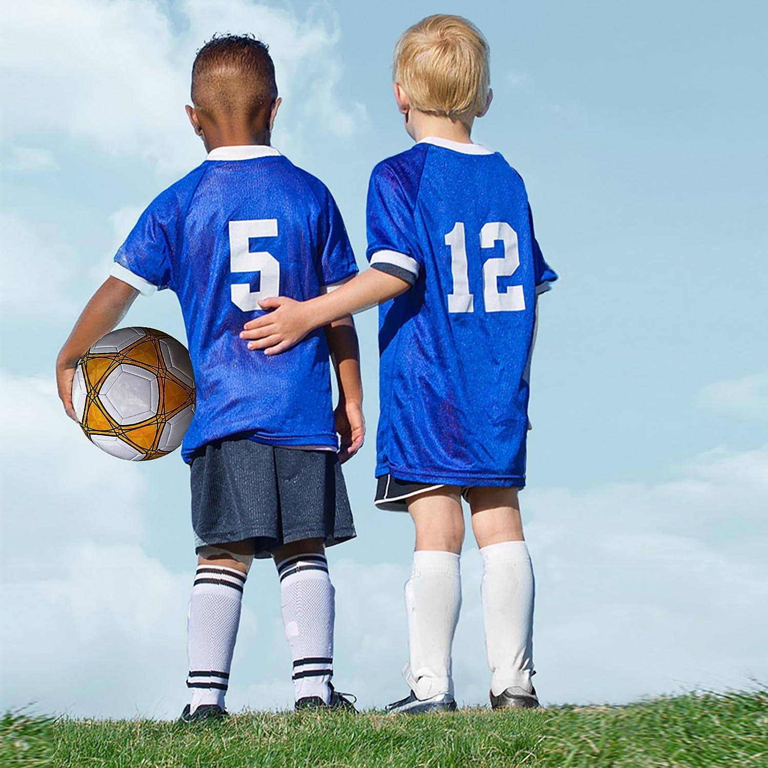 Balón de Fútbol Tamaño 3 AYANICA PU Suave para Entrenamiento