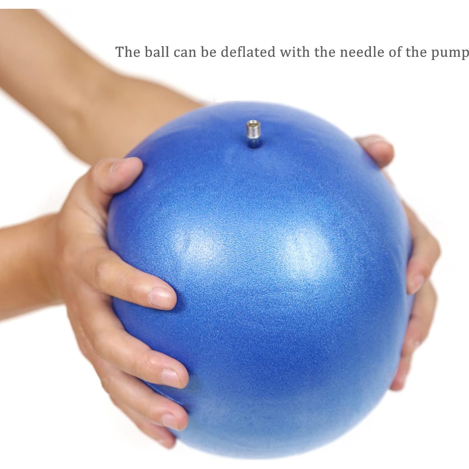 Pelota de Pilates FreeSouls 22.86 cm con bomba - Azul